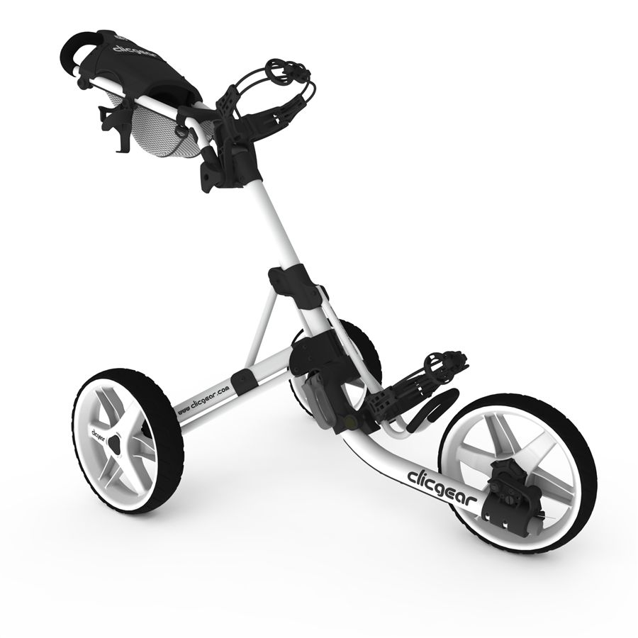 *NEW 2017* CLICGEAR 3.5+ GOLF TROLLEY PUSH CART 3 WHEEL ALL COLOURS