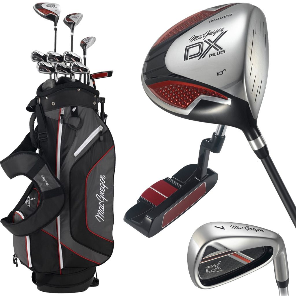 2016 MacGregor DX Plus 6SW Mens Golf Package Set 1Dozen Free