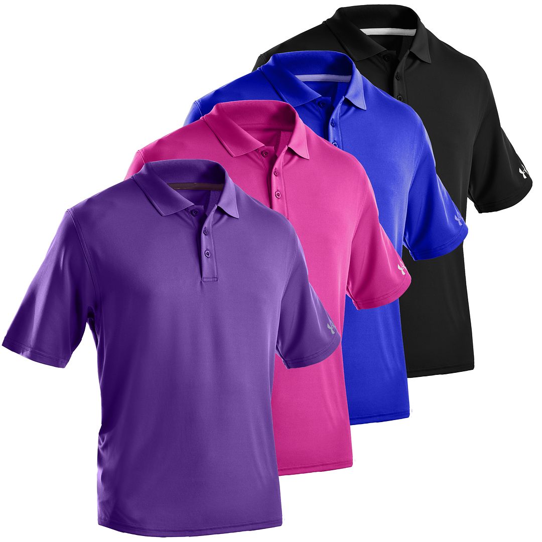 Under Armour Performance HeatGear Polo Shirt Logo Sleeve **Now On Clearance** | eBay