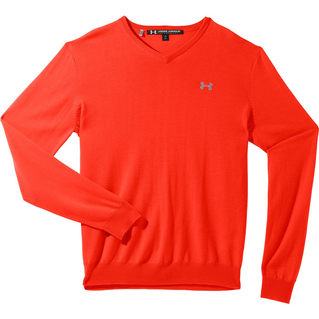 2014 Under Armour VNeck Merino Sweater Mens Golf Jumper AW14