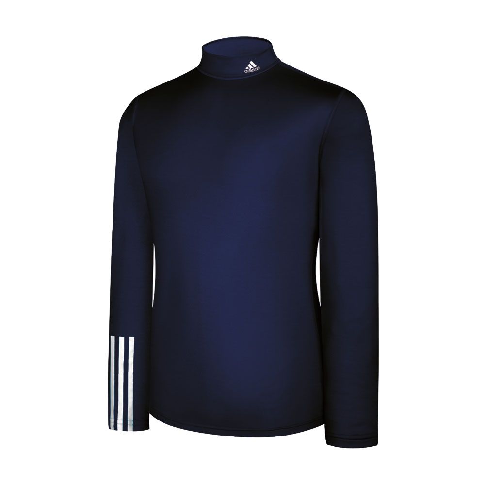 2014 Adidas 3Stripes Collar Logo Compression Thermal Base LayerMens