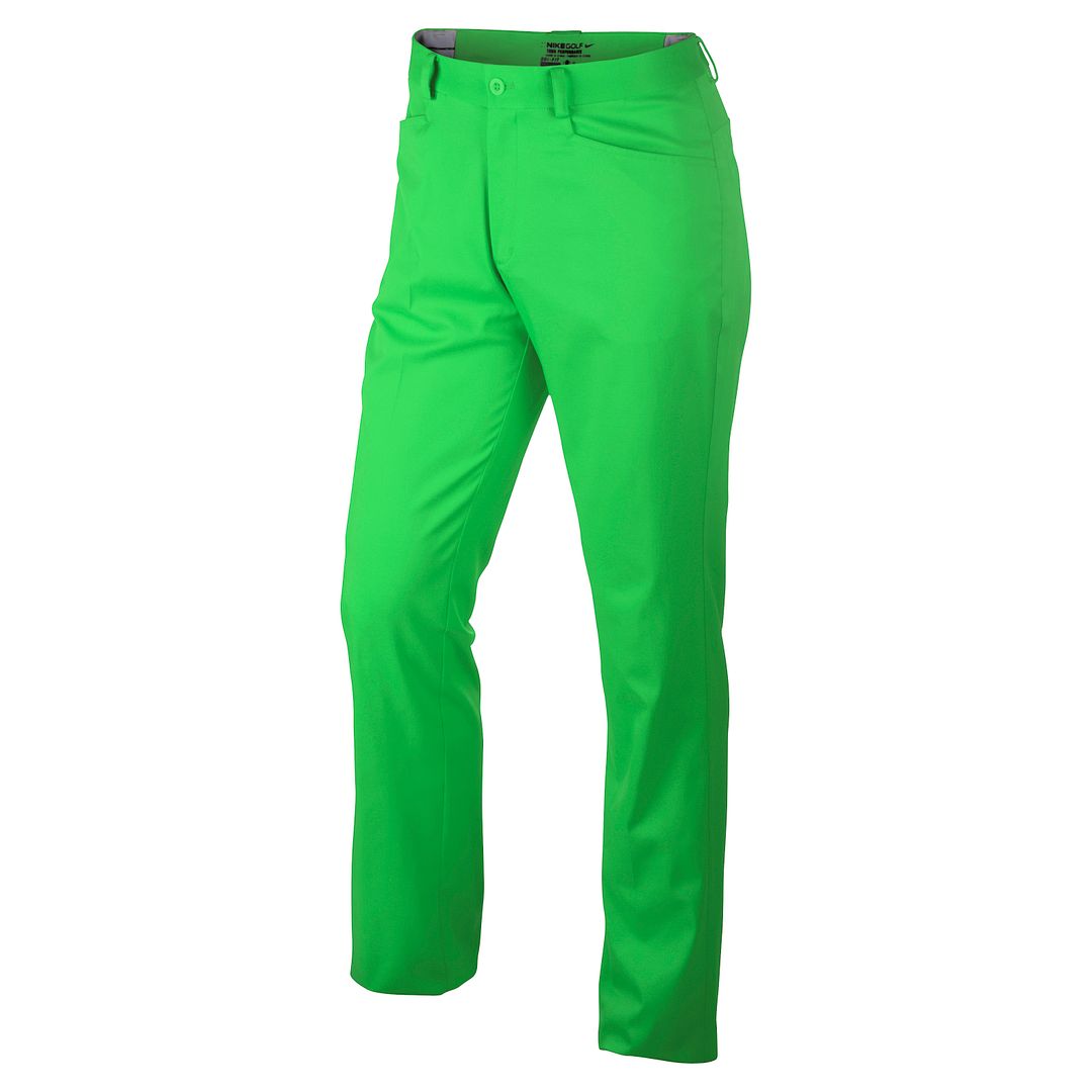 green nike golf pants