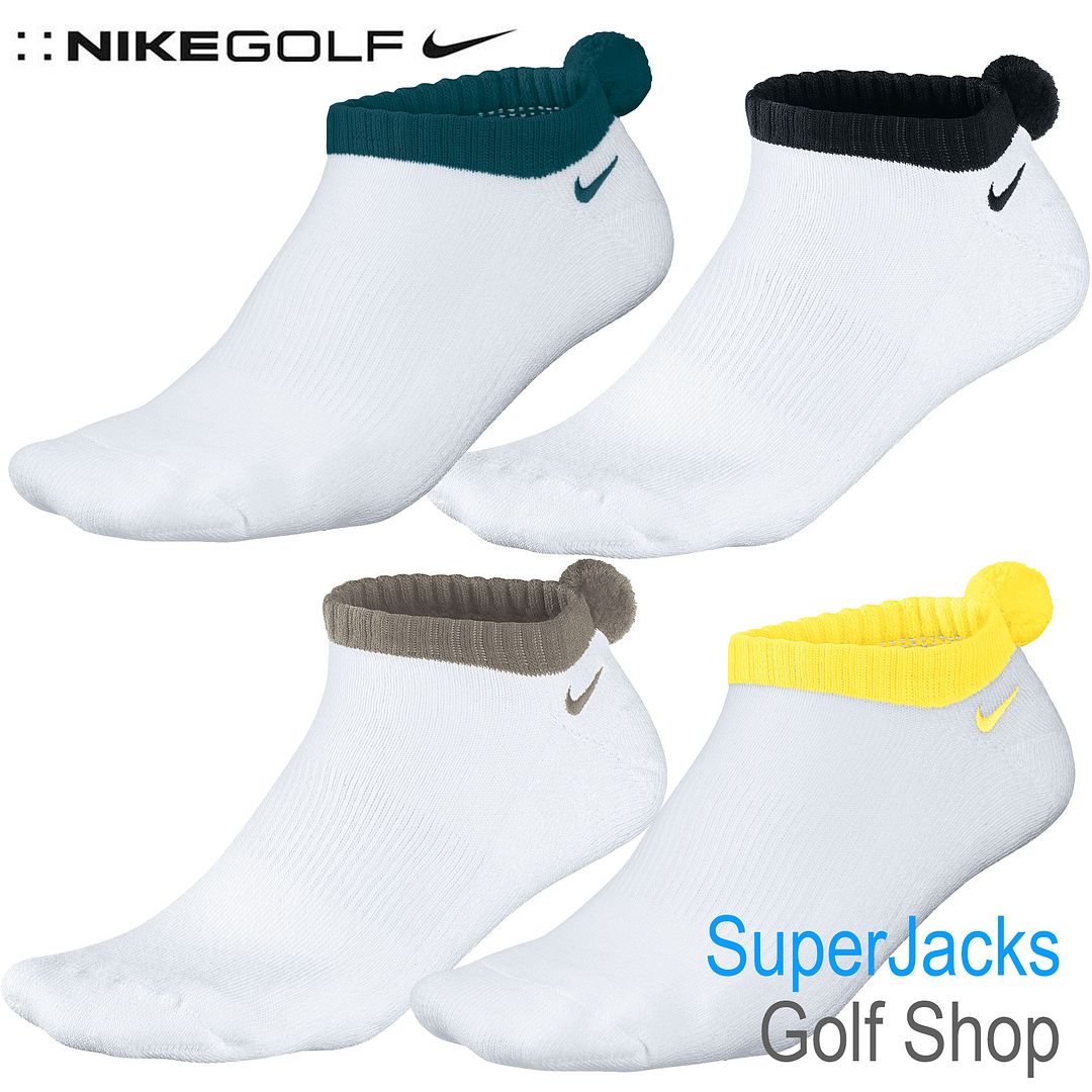 2013 Nike Golf LADIES DriFit PomPom Ankle Socks (1 Pair) eBay