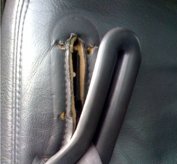 Broken Seat Belt Guide Cummins Diesel Forum