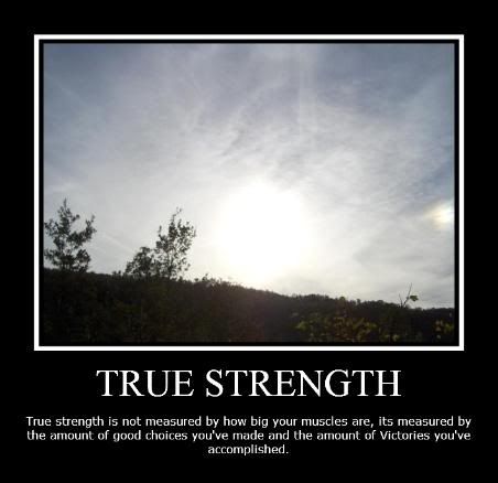 Real Motivational Poster on Inspirational Poster  True Strength Picture By Patrick S117