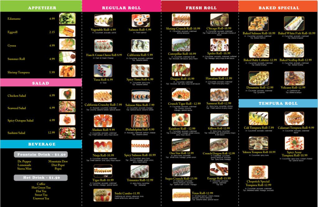 Online Menu Chopsticks Roll & Sushi