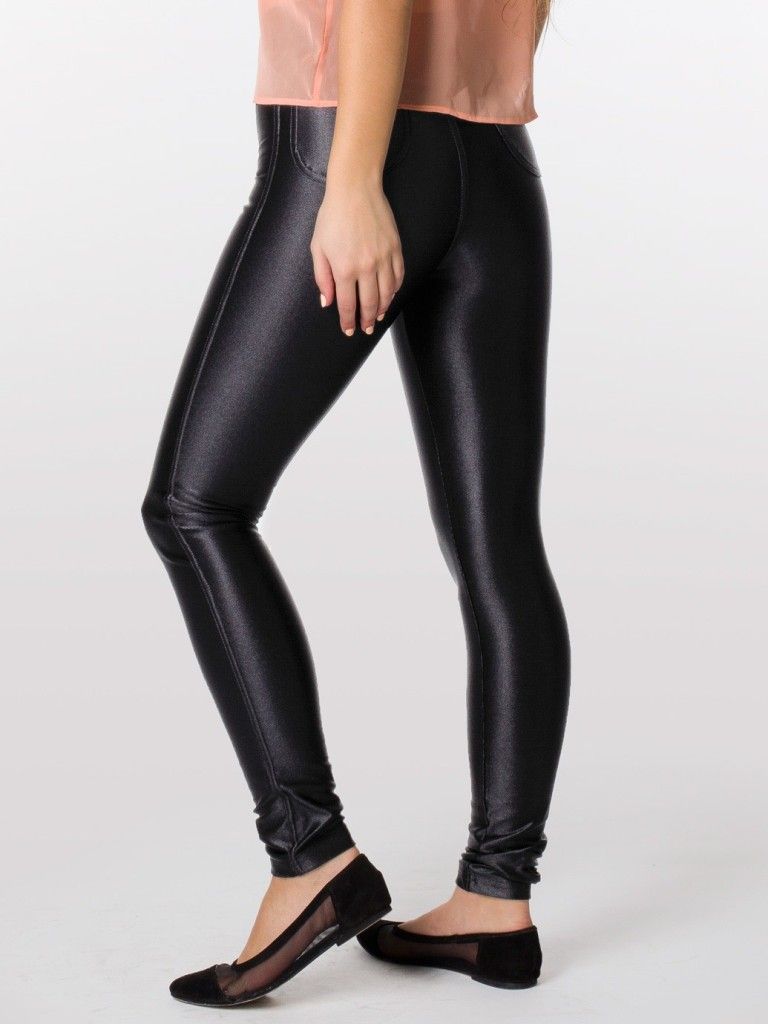 American Apparel Black Disco Pant Size Medium