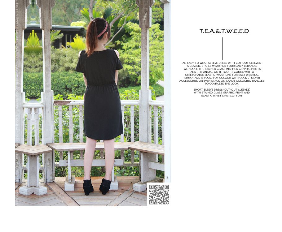 DAWN CUTOUT DRESS In BLACK | TEA & TWEED ONLINE FASHION SHOP AT LIVEJOURNAL.SG