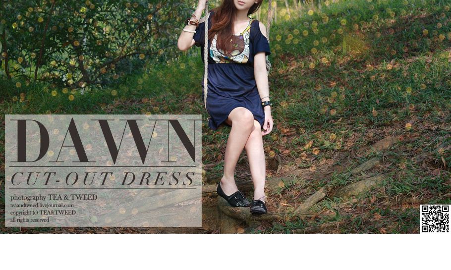 DAWN CUT-OUT GRAPHIC PRINT DRESS NAVY | TEA & TWEED ONLINE FASHION SHOP AT LIVEJOURNAL.SG