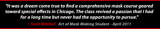 Mask Class Testimonials - Mitchell and Martos on Black