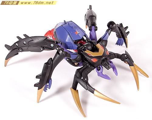 变形金刚2008动画玩具系列 黑寡妇 Blackarachnia