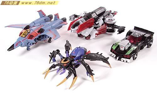 变形金刚2008动画玩具系列 黑寡妇 Blackarachnia