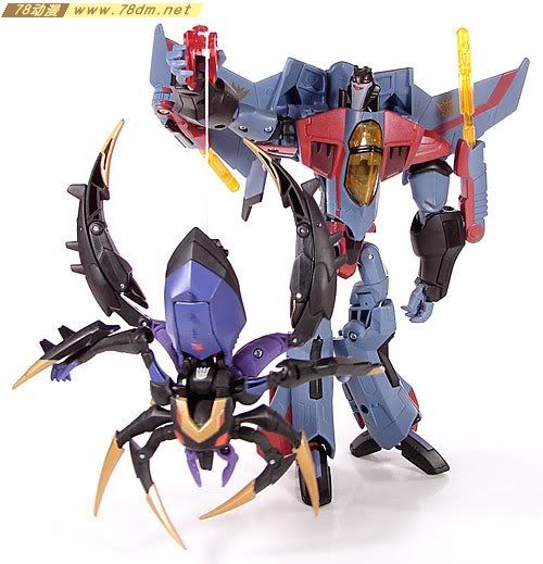 变形金刚2008动画玩具系列 黑寡妇 Blackarachnia