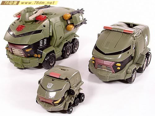 变形金刚2008动画玩具系列 Leader 领袖级 Bulkhead 隔板