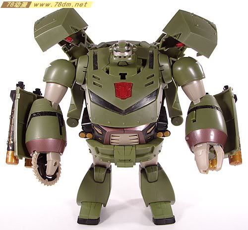 变形金刚2008动画玩具系列 Leader 领袖级 Bulkhead 隔板
