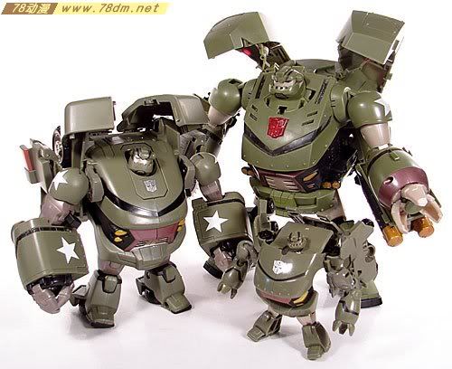 变形金刚2008动画玩具系列 Leader 领袖级 Bulkhead 隔板