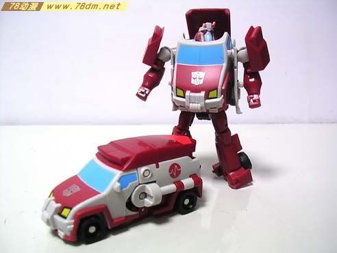 变形金刚2008动画玩具系列 弹簧变形系列 救护车