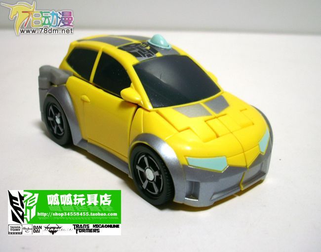 变形金刚2008动画玩具系列 弹簧变形系列 大黄蜂重涂