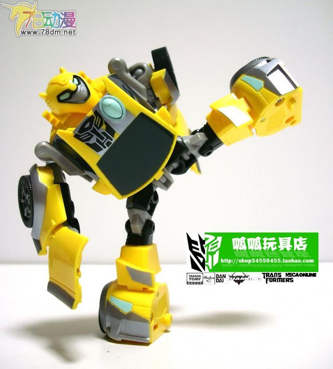 变形金刚2008动画玩具系列 弹簧变形系列 大黄蜂重涂
