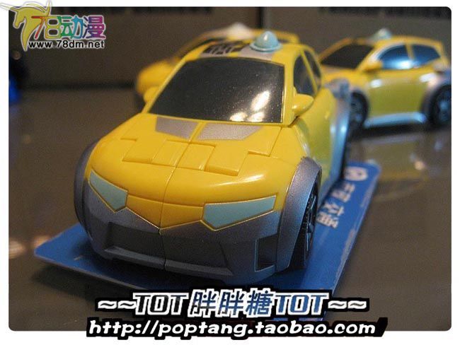 变形金刚2008动画玩具系列 弹簧变形系列 大黄蜂重涂