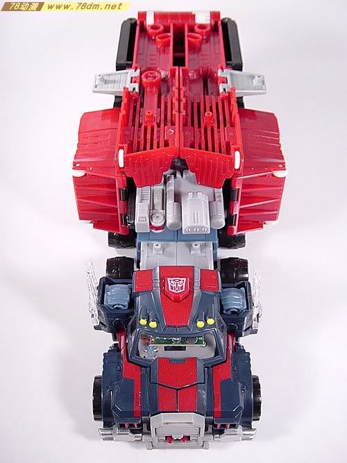 变形金刚Armada舰队玩具 Powerlinx Super Optimus Prime 强化超级擎天柱