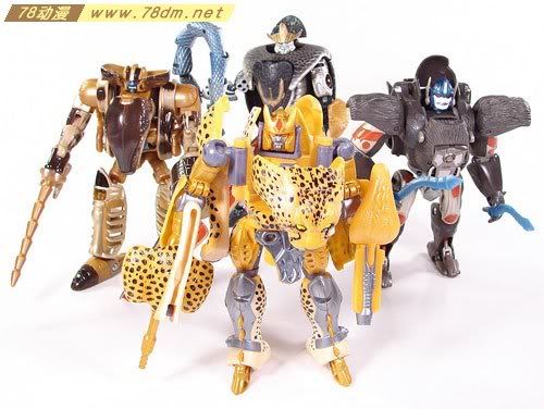 变形金刚超能勇士10周年系列玩具 Cheetor 黄豹(日版)