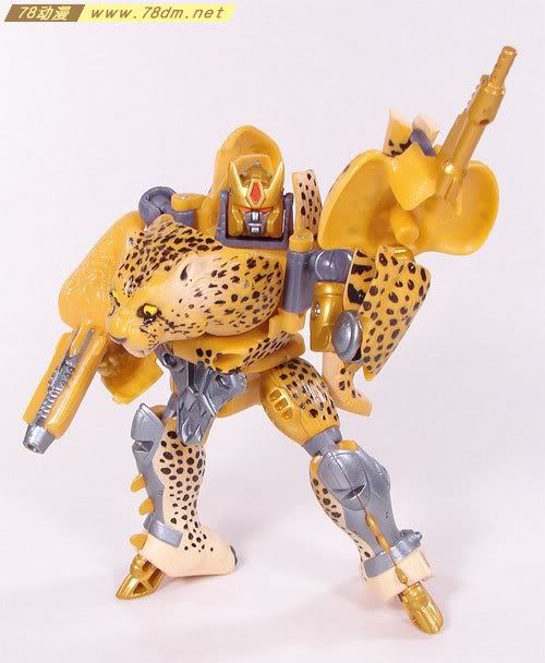 变形金刚超能勇士10周年系列玩具 Cheetor 黄豹(日版)