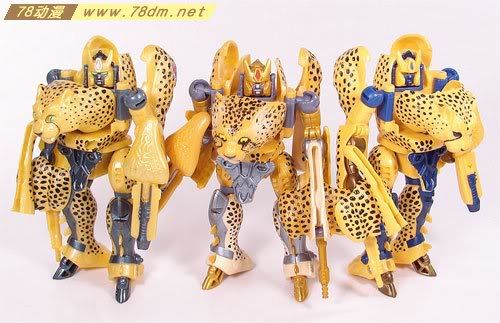 变形金刚超能勇士10周年系列玩具 Cheetor 黄豹(日版)