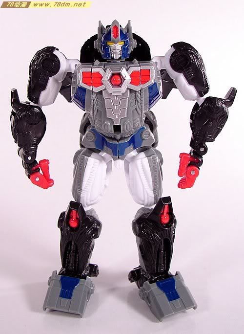 变形金刚超能勇士10周年系列玩具 Optimus Primal 黑猩猩金属变体