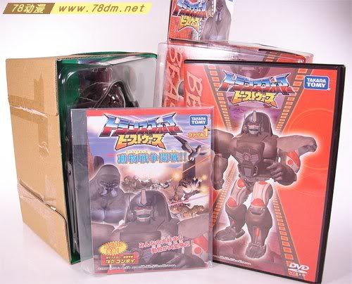 变形金刚超能勇士10周年系列玩具 Optimus Primal 黑猩猩日版