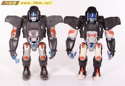 变形金刚超能勇士10周年系列玩具 Optimus Primal 黑猩猩日版