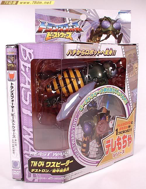 变形金刚超能勇士10周年系列玩具 Waspinator 黄蜂日版