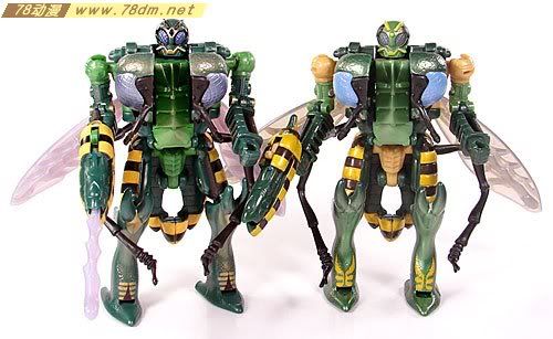 变形金刚超能勇士10周年系列玩具 Waspinator 黄蜂日版