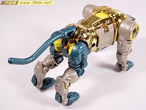 变形金刚超能勇士metals系列玩具 cheetor 黄豹