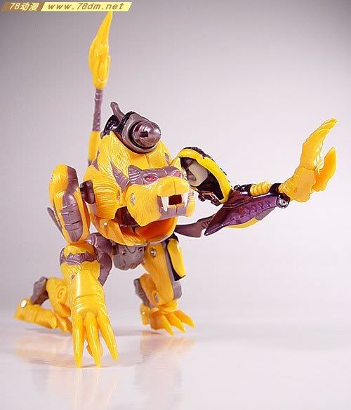 变形金刚超能勇士Metals系列玩具 Cheetor 黄豹金属变体