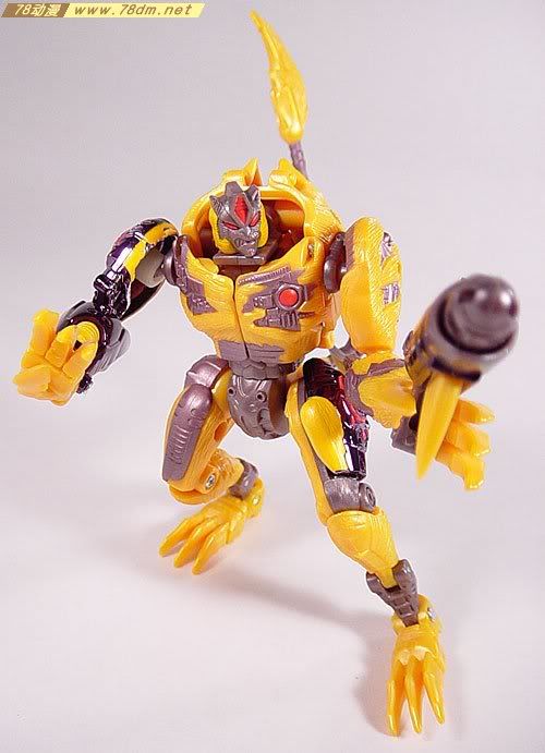 变形金刚超能勇士Metals系列玩具 Cheetor 黄豹金属变体