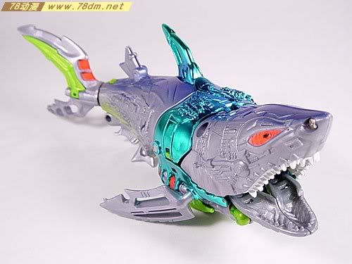 变形金刚超能勇士Metals系列玩具 Cybershark 狂鲨