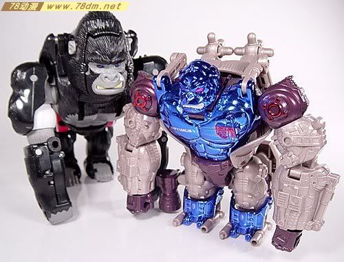 变形金刚超能勇士Metals系列玩具 OPTIMUS PRIMAL 黑猩猩