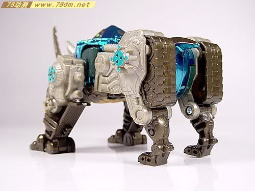 变形金刚超能勇士metals系列玩具 rihnox 犀牛