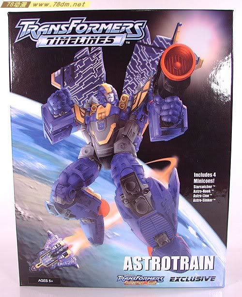 变形金刚Convention & Club Exclusives系列玩具 Astrotrain大火车