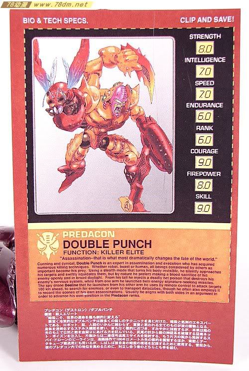 变形金刚Convention & Club Exclusives系列玩具 Double Punch