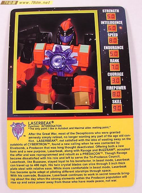 变形金刚Convention & Club Exclusives系列玩具 Laserbeak