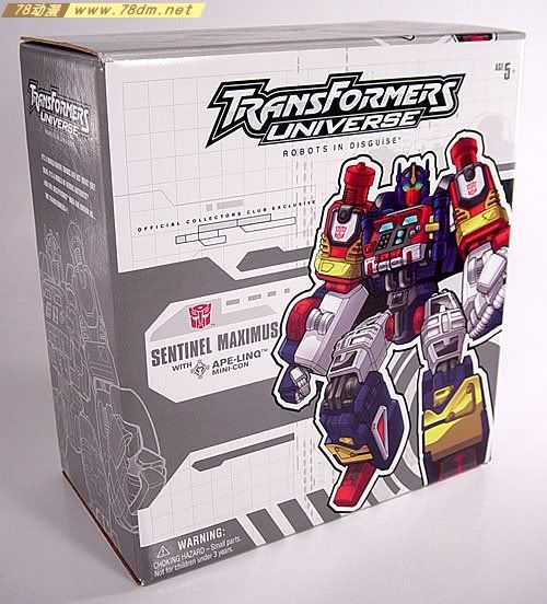 变形金刚Convention & Club Exclusives系列玩具 Sentinel Maximus