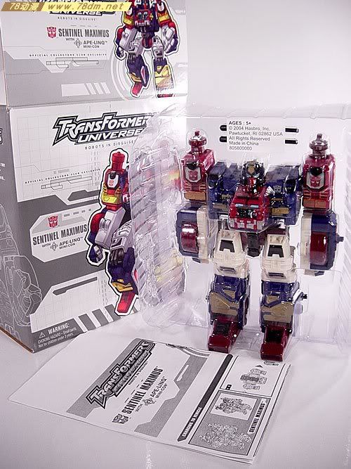 变形金刚Convention & Club Exclusives系列玩具 Sentinel Maximus