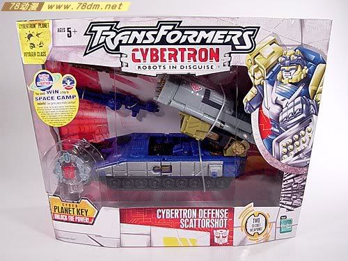 变形金刚塞博特恩传奇系列玩具 Scattorshot Cybertron Defense