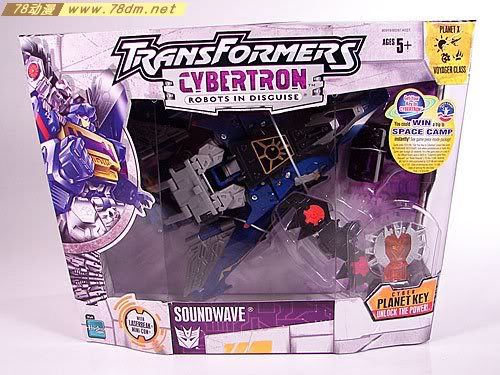 变形金刚塞博特恩传奇系列玩具 Soundwave 声波