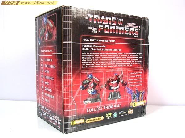 变形金刚雕塑 Transformers Final Battle Optimus Prime Bust 最终战斗擎天柱半身像
