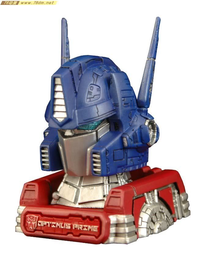 变形金刚雕塑 Transformers Optimus Prime Mini Head Bust 擎天柱头像