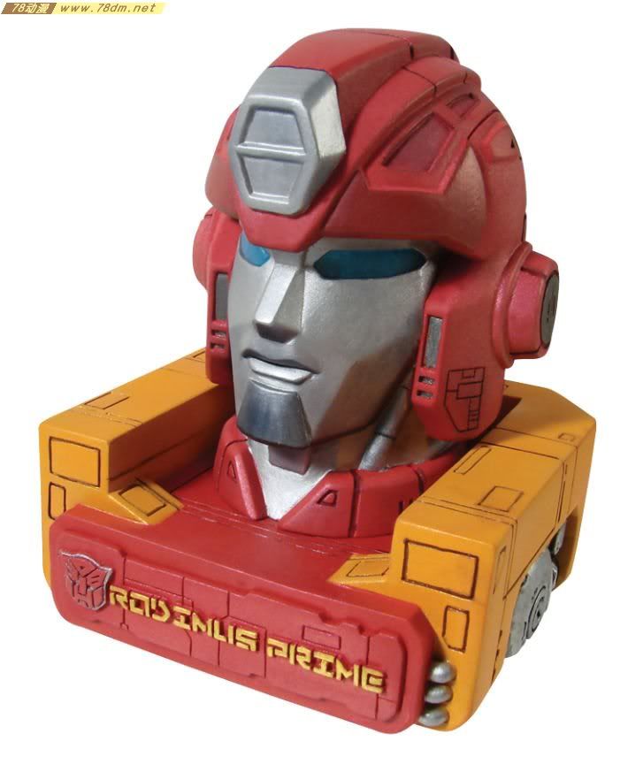 变形金刚雕塑 Transformers Rodimus Prime Bust 补天士头像