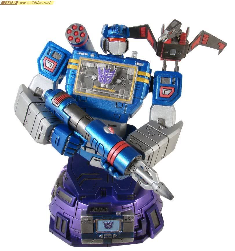 变形金刚雕塑 Transformers Soundwave Bust 声波半身像